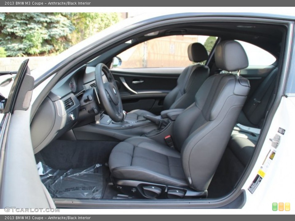 Anthracite/Black Interior Front Seat for the 2013 BMW M3 Coupe #84332985
