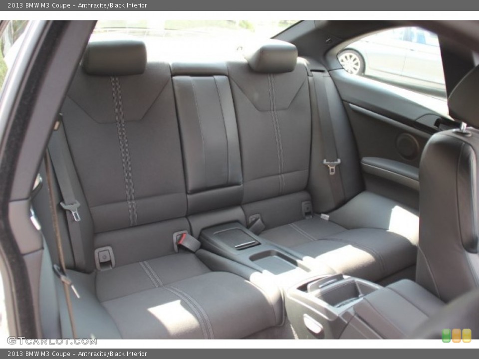 Anthracite/Black Interior Rear Seat for the 2013 BMW M3 Coupe #84333232