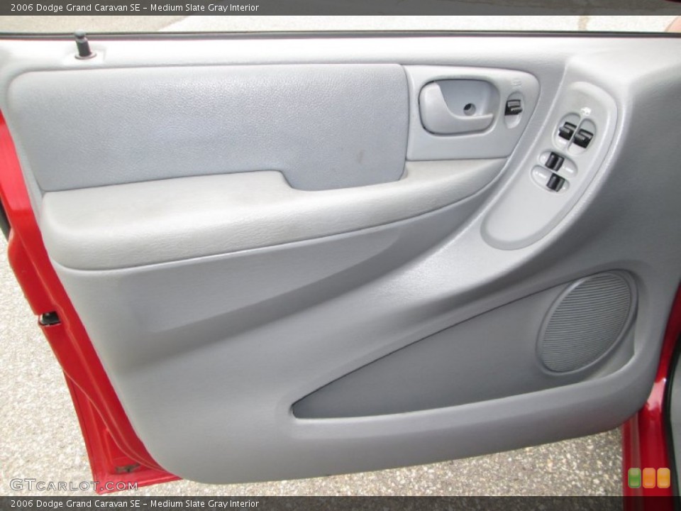 Medium Slate Gray Interior Door Panel for the 2006 Dodge Grand Caravan SE #84335925
