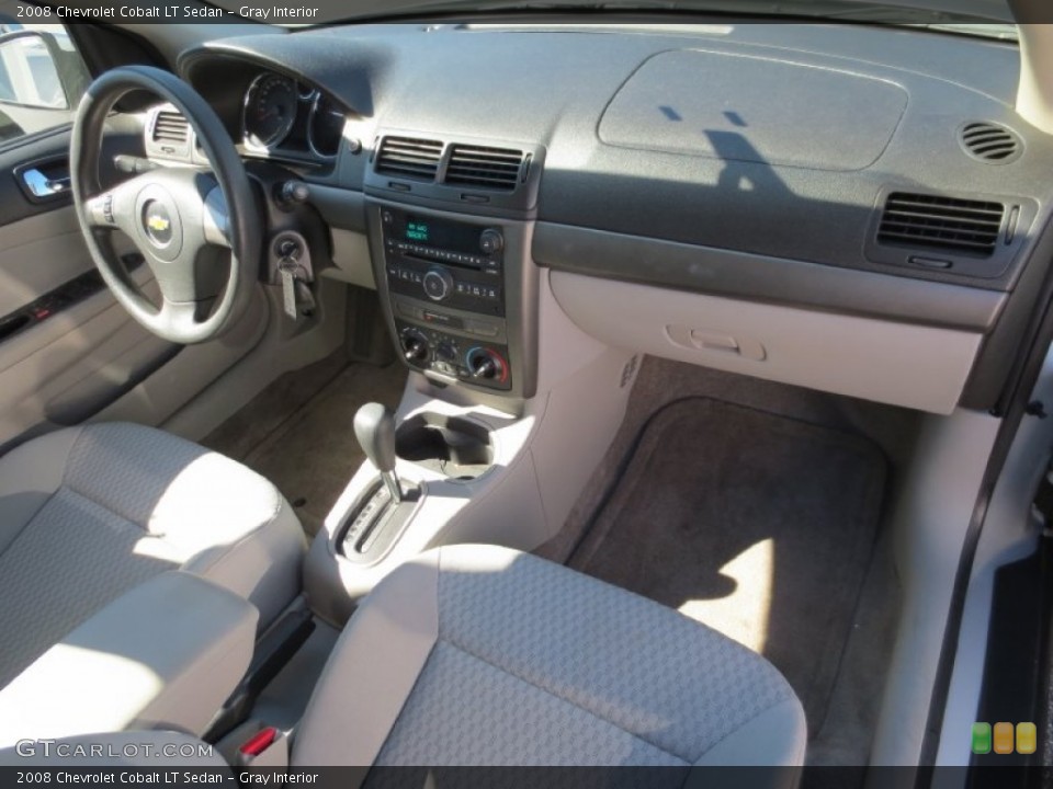 Gray Interior Dashboard for the 2008 Chevrolet Cobalt LT Sedan #84336657