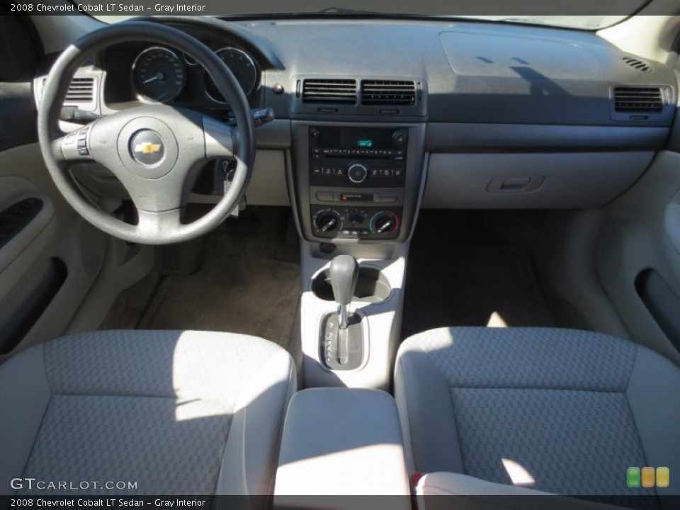 Gray Interior Dashboard for the 2008 Chevrolet Cobalt LT Sedan #84336759