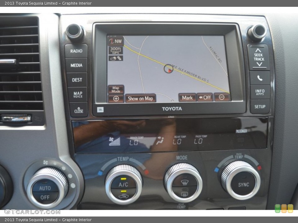 Graphite Interior Controls for the 2013 Toyota Sequoia Limited #84339306