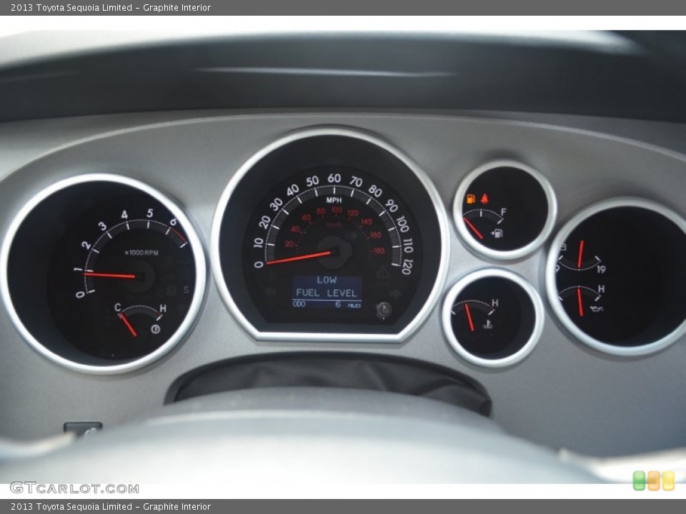 Graphite Interior Gauges for the 2013 Toyota Sequoia Limited #84339430