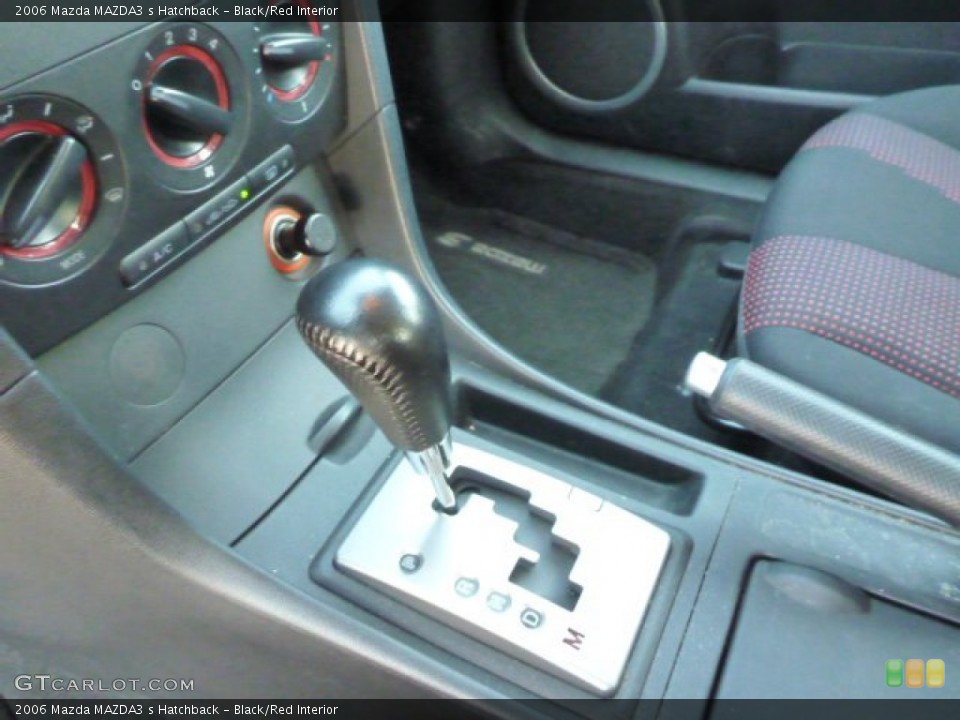 Black/Red Interior Transmission for the 2006 Mazda MAZDA3 s Hatchback #84339543