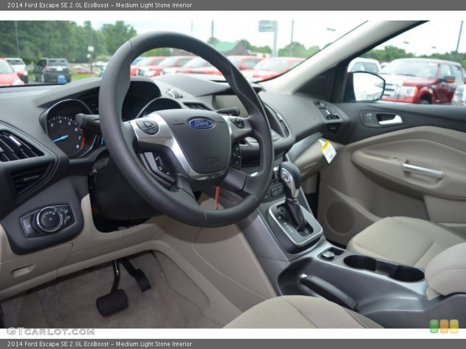 Medium Light Stone Interior Dashboard for the 2014 Ford Escape SE 2.0L EcoBoost #84339690