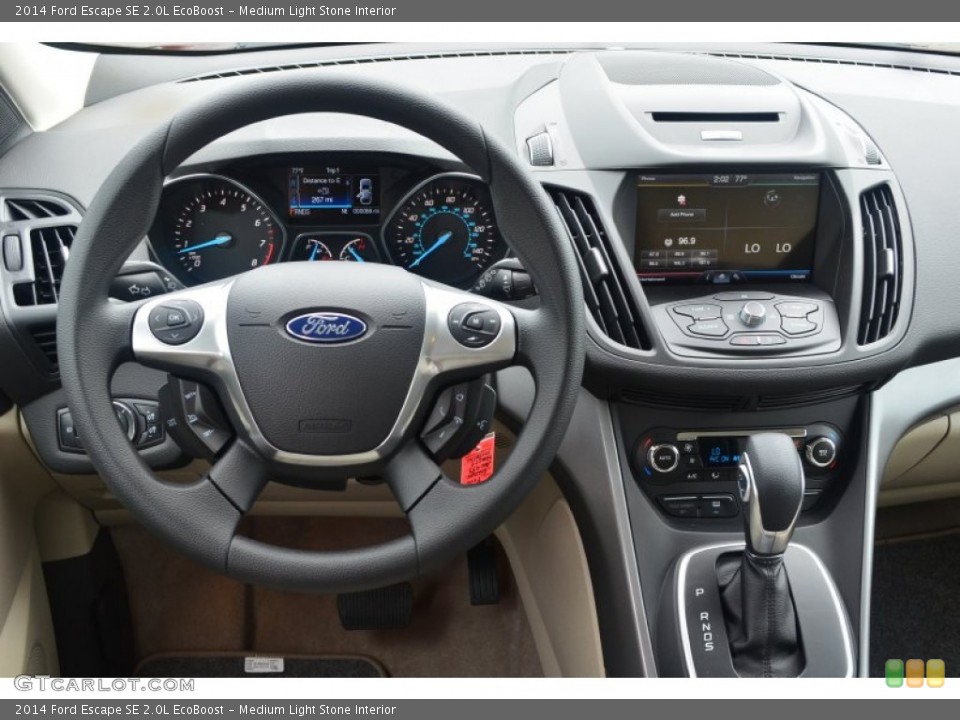 Medium Light Stone Interior Dashboard for the 2014 Ford Escape SE 2.0L EcoBoost #84339804