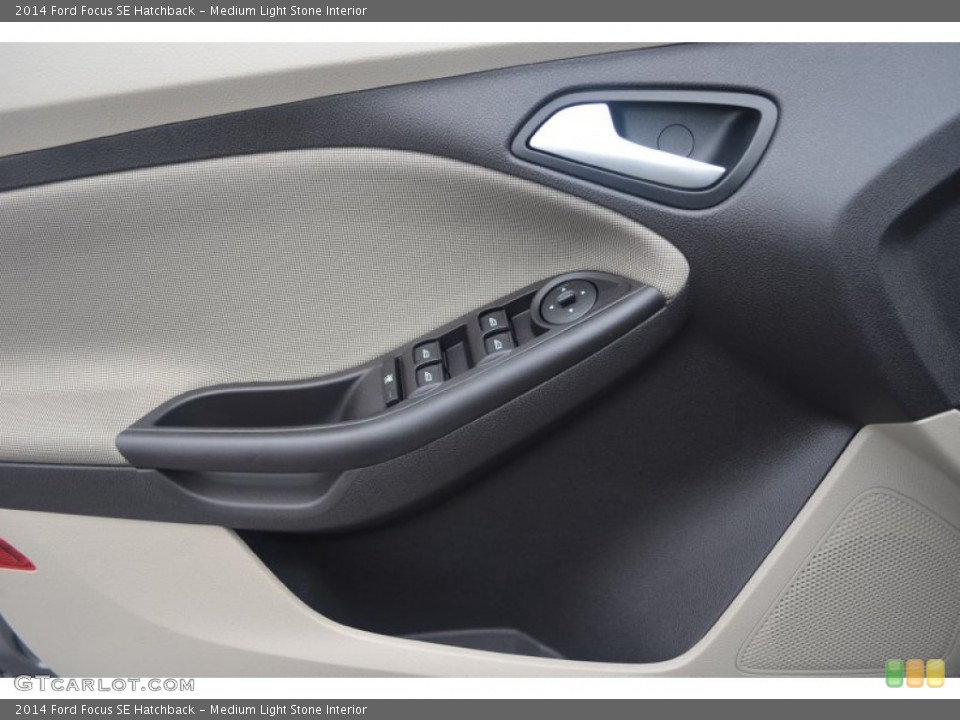Medium Light Stone Interior Door Panel for the 2014 Ford Focus SE Hatchback #84340182