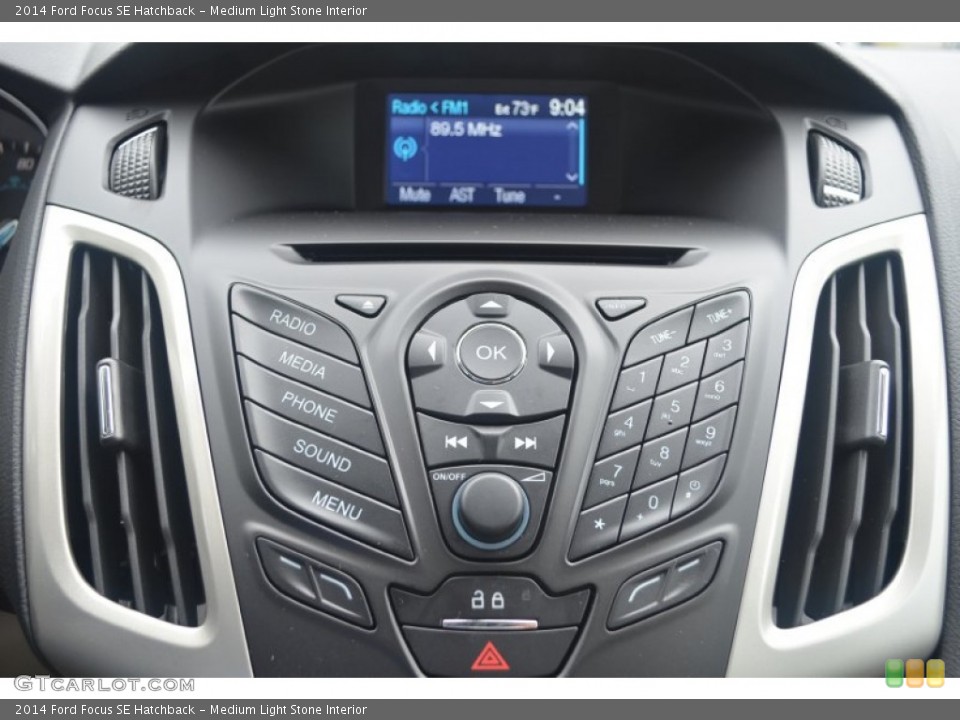 Medium Light Stone Interior Controls for the 2014 Ford Focus SE Hatchback #84340353