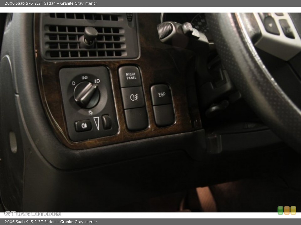 Granite Gray Interior Controls for the 2006 Saab 9-5 2.3T Sedan #84341034