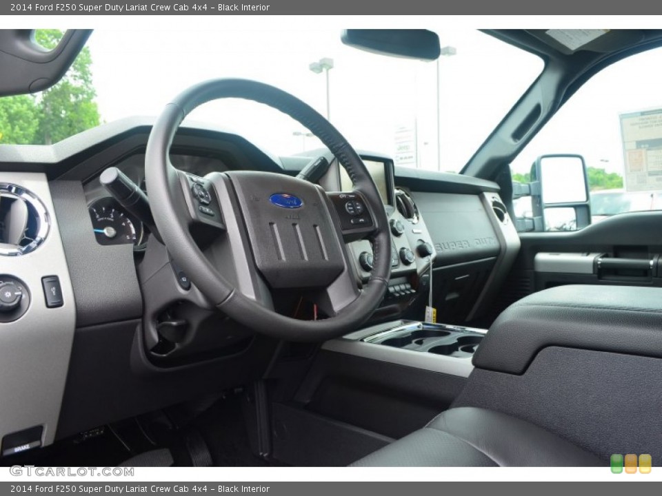 Black Interior Dashboard for the 2014 Ford F250 Super Duty Lariat Crew Cab 4x4 #84341133