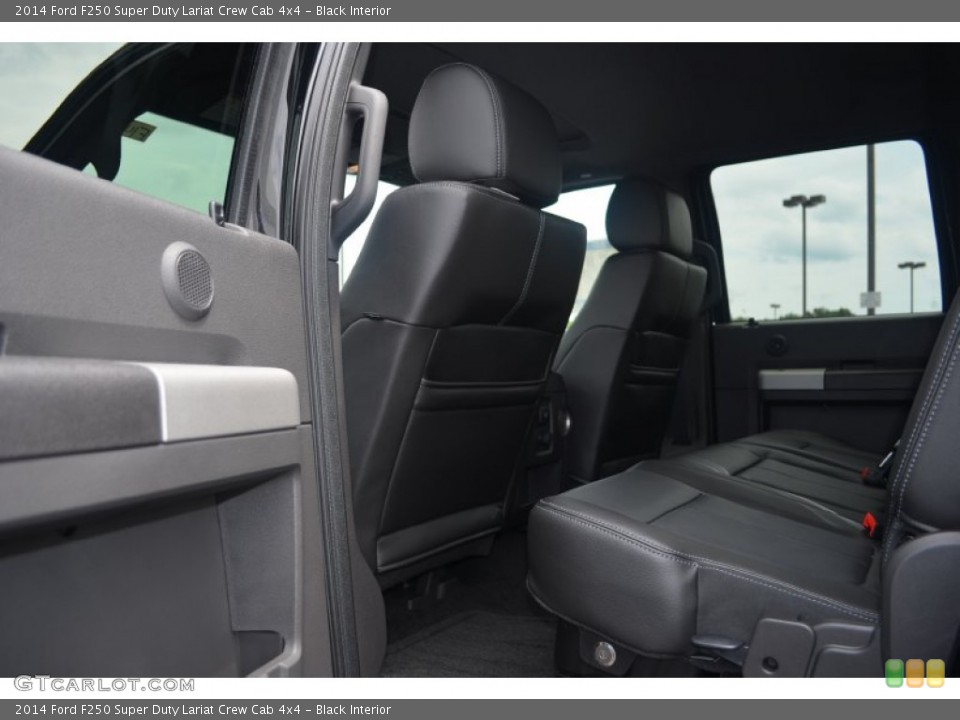Black Interior Rear Seat for the 2014 Ford F250 Super Duty Lariat Crew Cab 4x4 #84341157
