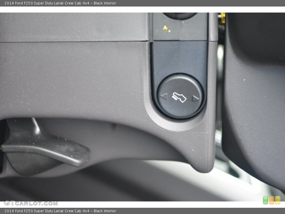 Black Interior Controls for the 2014 Ford F250 Super Duty Lariat Crew Cab 4x4 #84341283