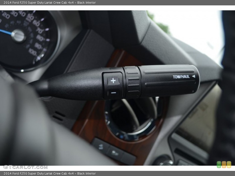 Black Interior Controls for the 2014 Ford F250 Super Duty Lariat Crew Cab 4x4 #84341601