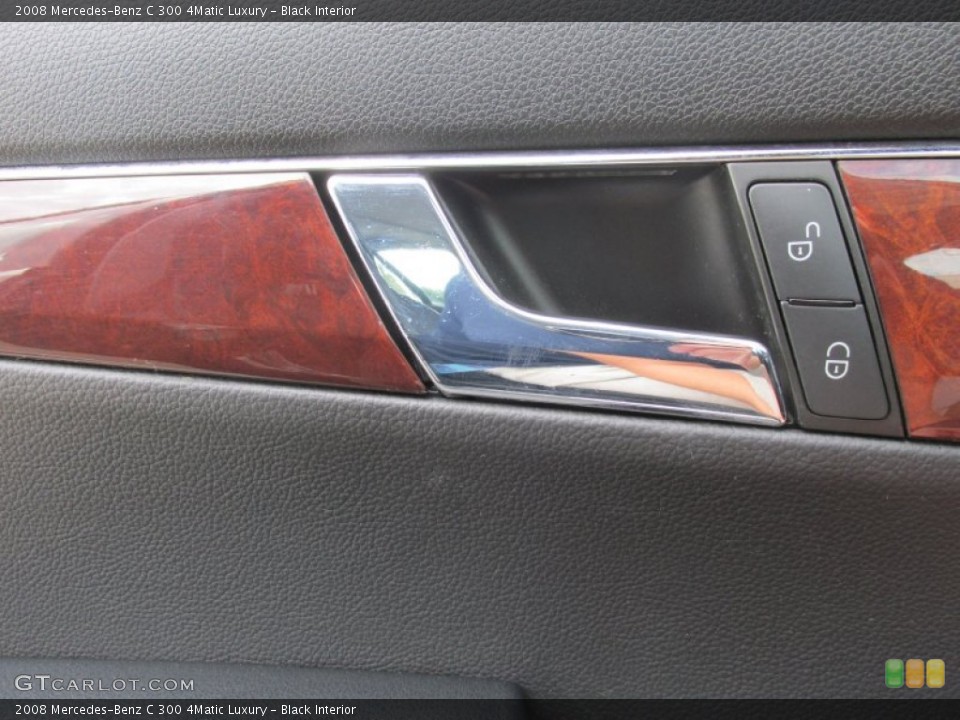 Black Interior Controls for the 2008 Mercedes-Benz C 300 4Matic Luxury #84342399