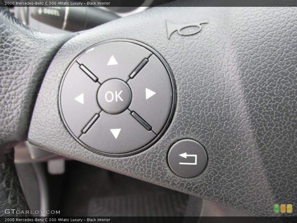 Black Interior Controls for the 2008 Mercedes-Benz C 300 4Matic Luxury #84342429