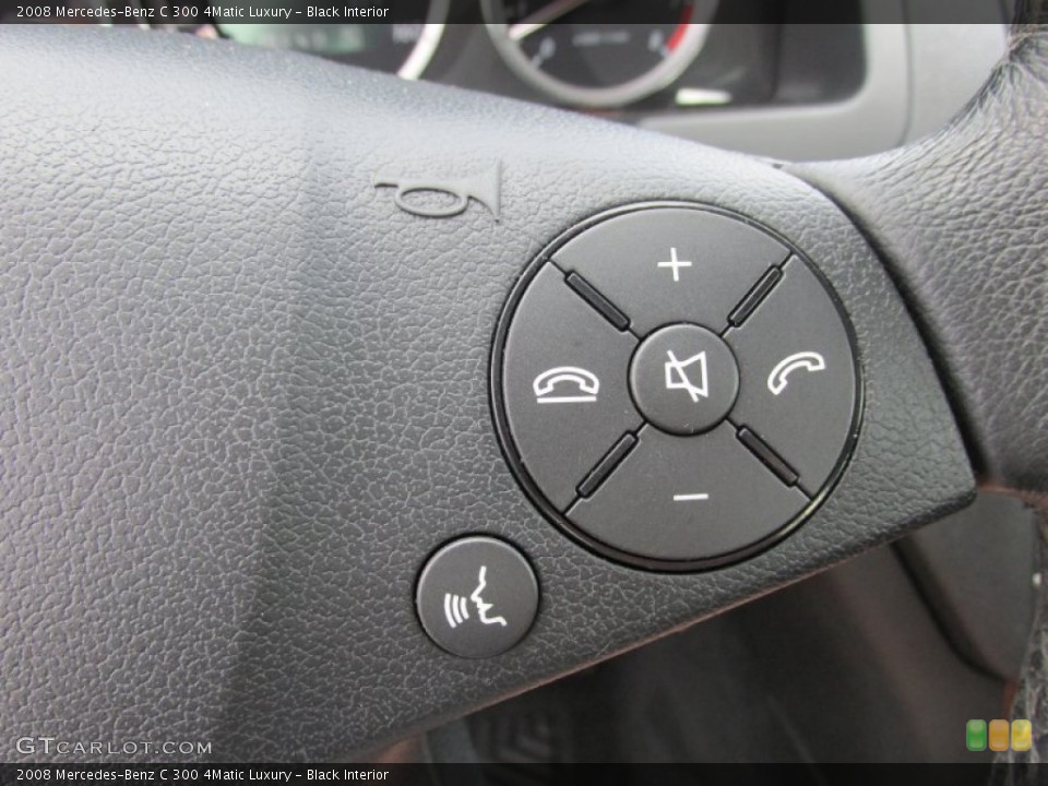 Black Interior Controls for the 2008 Mercedes-Benz C 300 4Matic Luxury #84342456