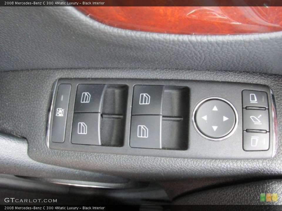 Black Interior Controls for the 2008 Mercedes-Benz C 300 4Matic Luxury #84342507