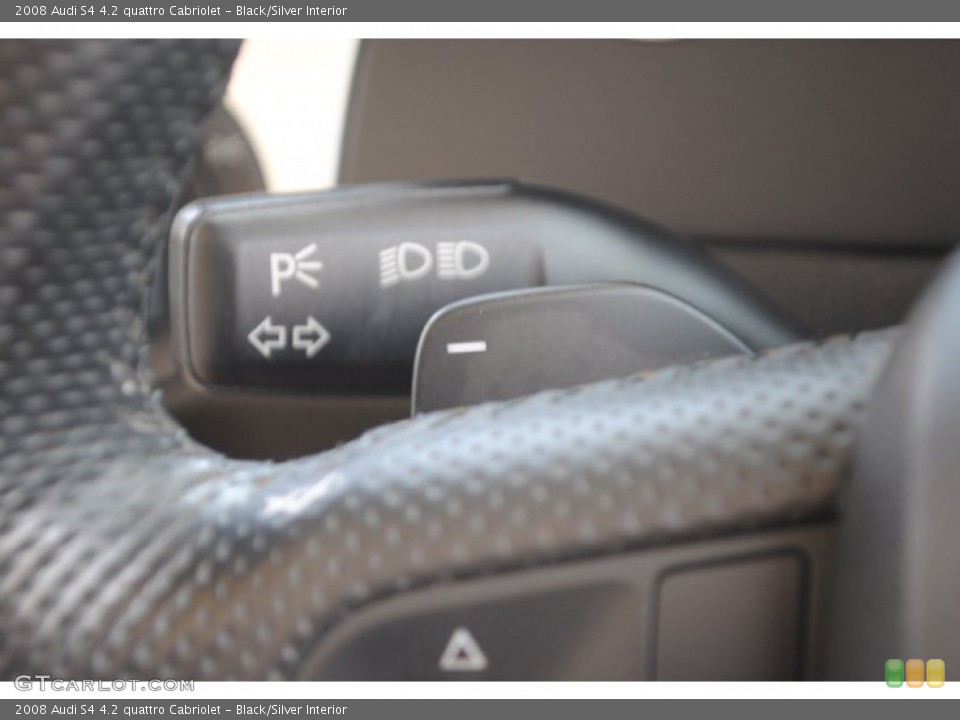 Black/Silver Interior Controls for the 2008 Audi S4 4.2 quattro Cabriolet #84343167