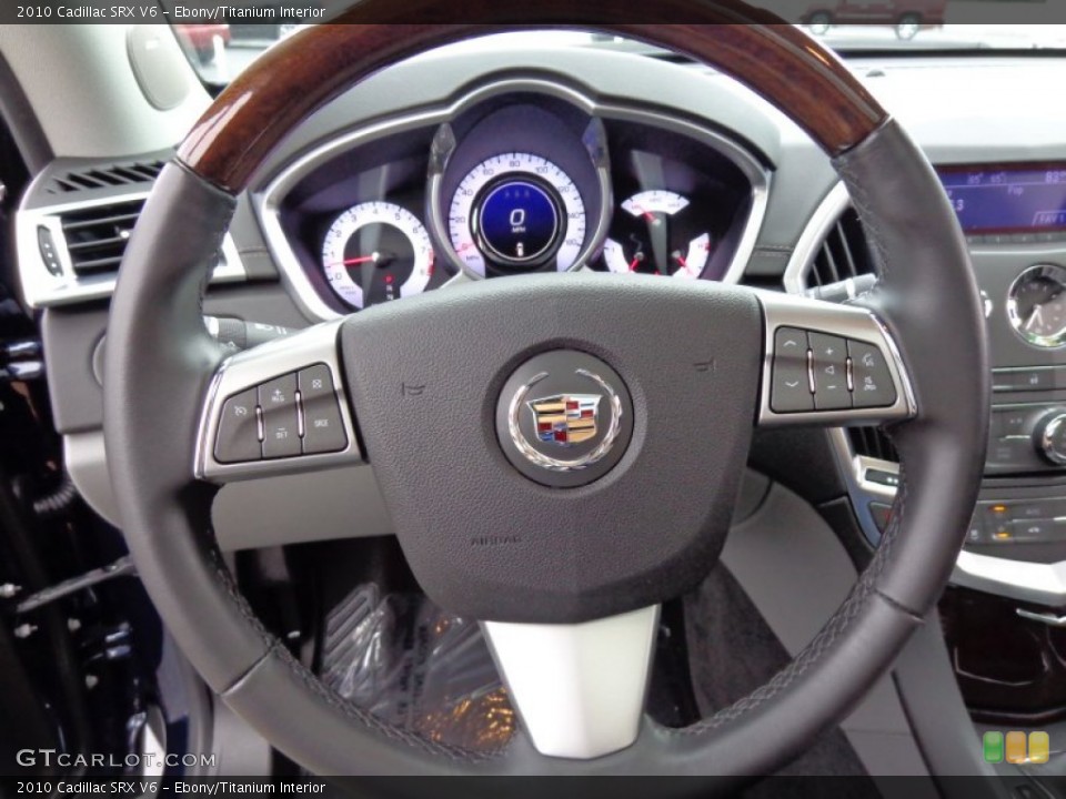 Ebony/Titanium Interior Steering Wheel for the 2010 Cadillac SRX V6 #84344025