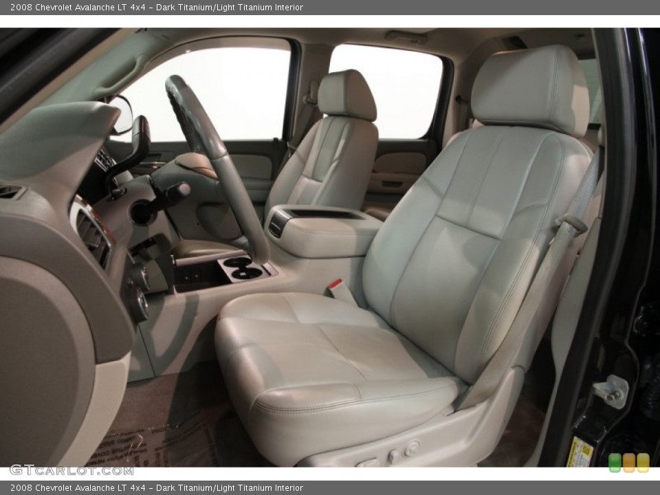 Dark Titanium/Light Titanium Interior Front Seat for the 2008 Chevrolet Avalanche LT 4x4 #84346143