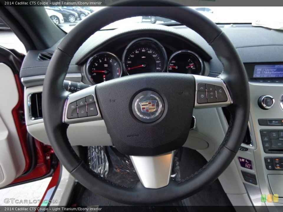 Light Titanium/Ebony Interior Steering Wheel for the 2014 Cadillac CTS Coupe #84346719