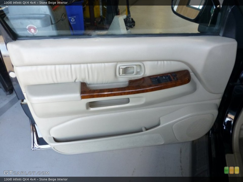 Stone Beige Interior Door Panel for the 1998 Infiniti QX4 4x4 #84346758