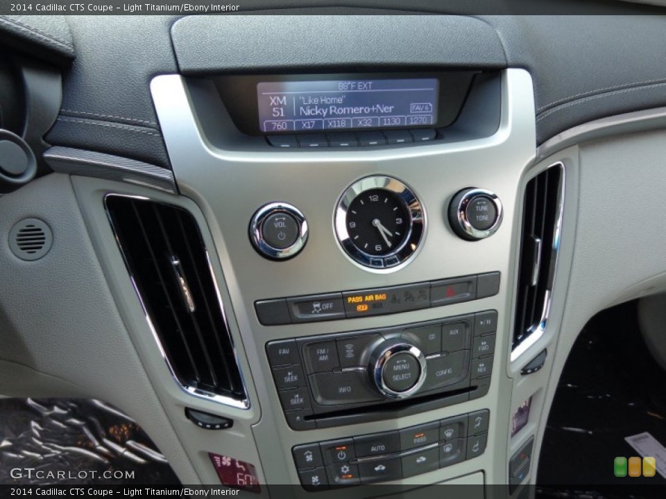 Light Titanium/Ebony Interior Controls for the 2014 Cadillac CTS Coupe #84346767