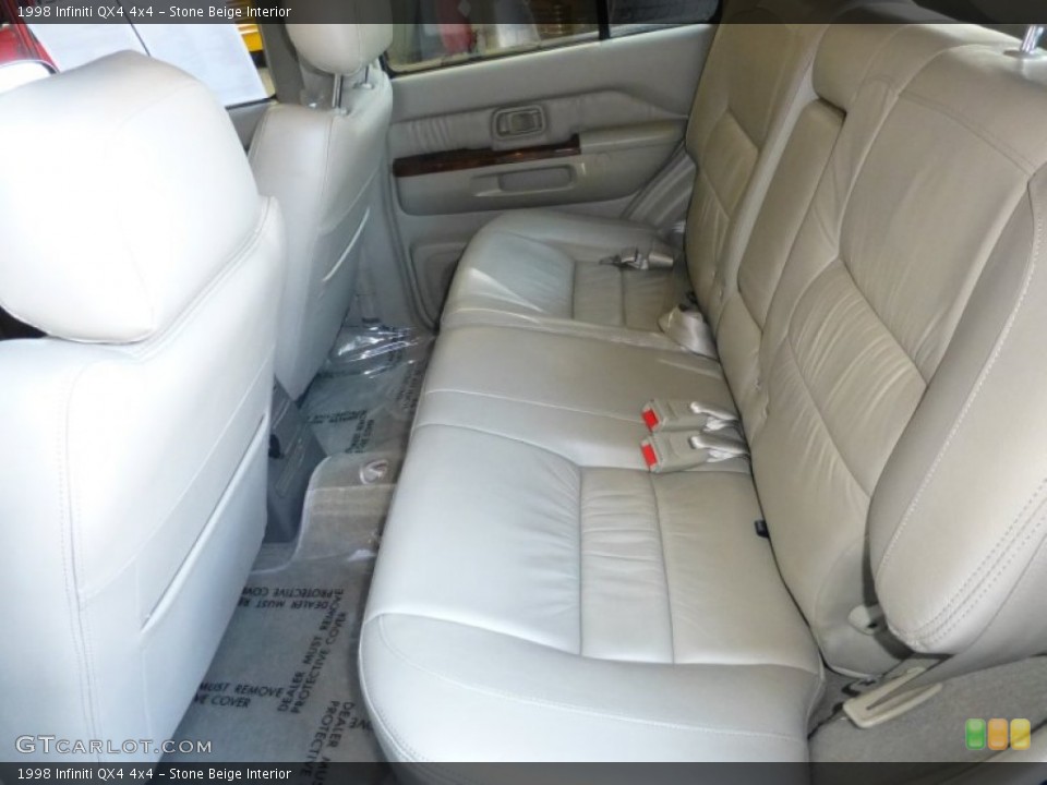 Stone Beige Interior Rear Seat for the 1998 Infiniti QX4 4x4 #84346821