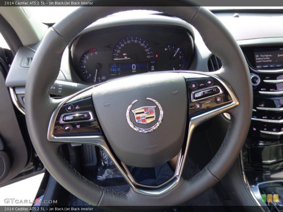 Jet Black/Jet Black Interior Steering Wheel for the 2014 Cadillac ATS 2.5L #84347238