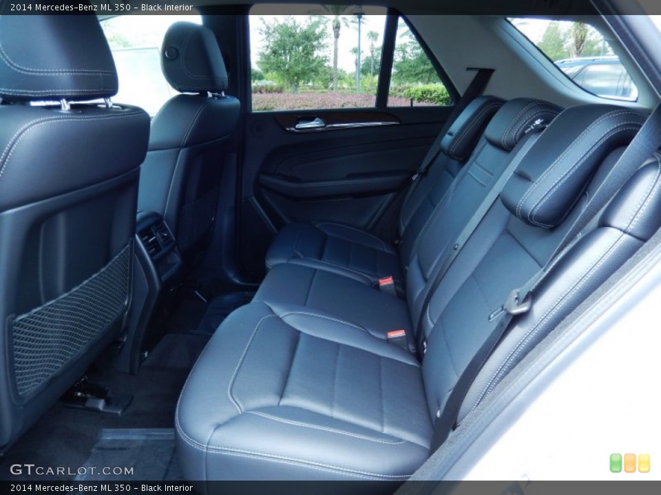 Black Interior Rear Seat for the 2014 Mercedes-Benz ML 350 #84350655