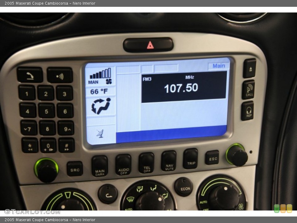 Nero Interior Audio System for the 2005 Maserati Coupe Cambiocorsa #84350745