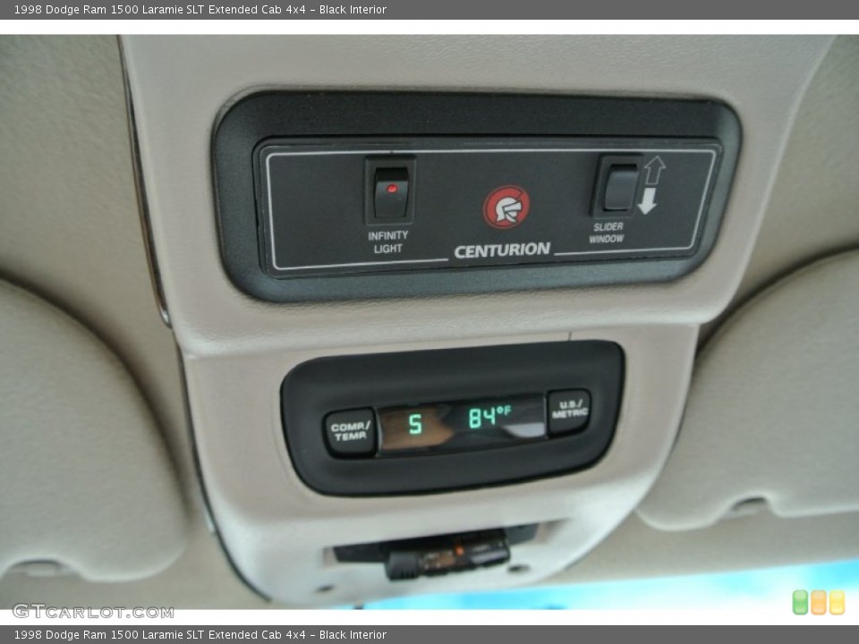 Black Interior Controls for the 1998 Dodge Ram 1500 Laramie SLT Extended Cab 4x4 #84352353