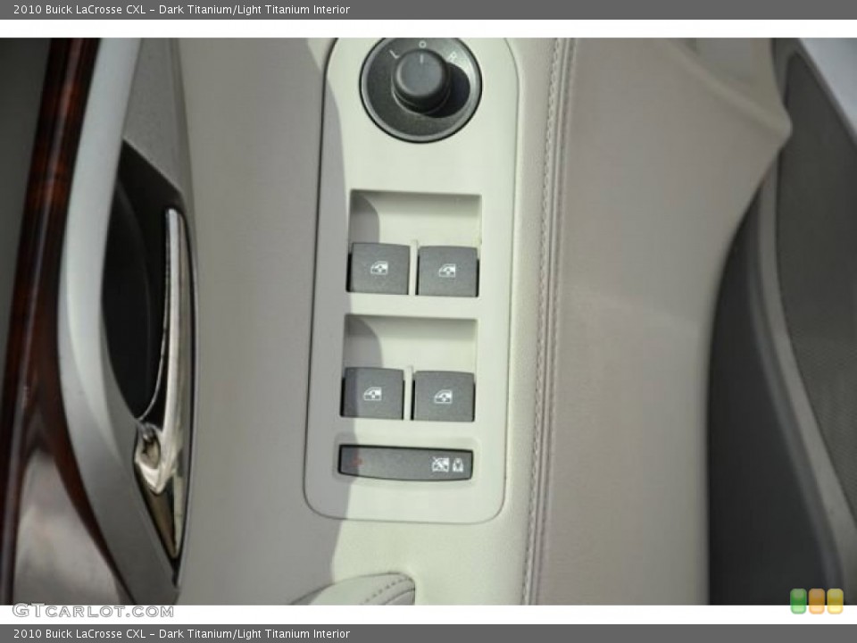 Dark Titanium/Light Titanium Interior Controls for the 2010 Buick LaCrosse CXL #84352536
