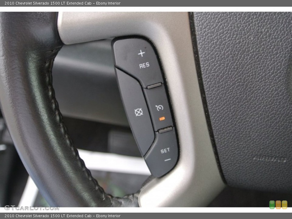 Ebony Interior Controls for the 2010 Chevrolet Silverado 1500 LT Extended Cab #84352869