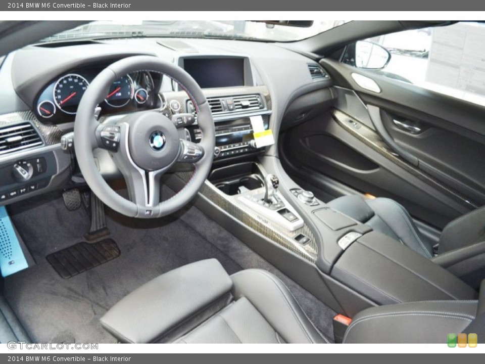 Black Interior Prime Interior for the 2014 BMW M6 Convertible #84354801