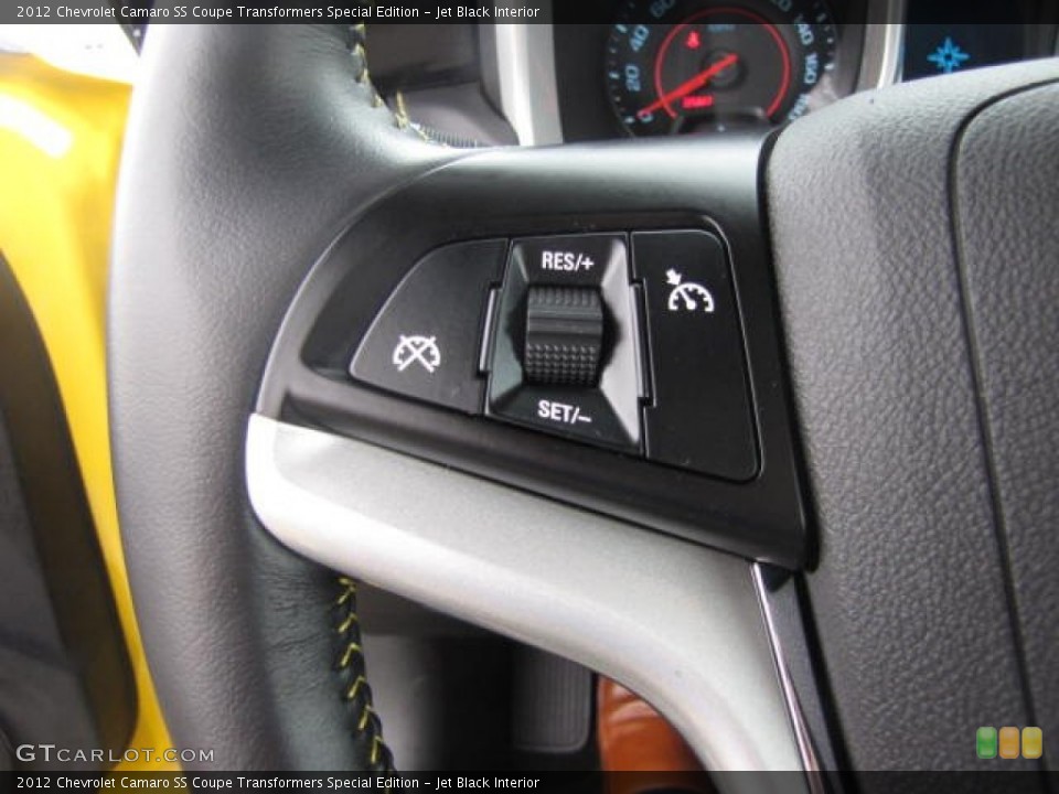 Jet Black Interior Controls for the 2012 Chevrolet Camaro SS Coupe Transformers Special Edition #84356106