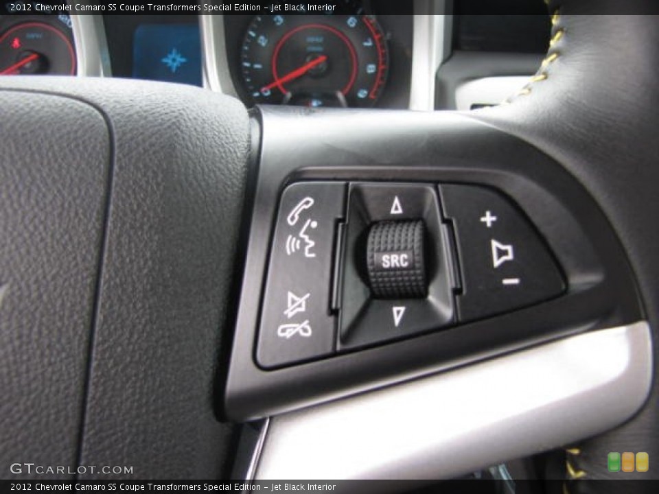 Jet Black Interior Controls for the 2012 Chevrolet Camaro SS Coupe Transformers Special Edition #84356112
