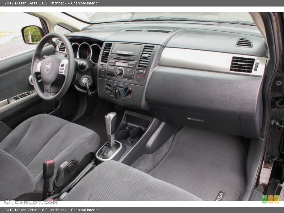 Charcoal Interior Photo for the 2012 Nissan Versa 1.8 S Hatchback #84357390