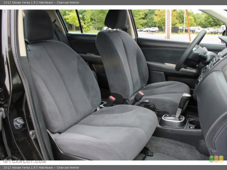 Charcoal Interior Front Seat for the 2012 Nissan Versa 1.8 S Hatchback #84357396