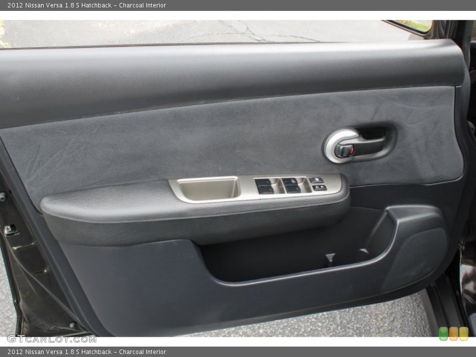 Charcoal Interior Door Panel for the 2012 Nissan Versa 1.8 S Hatchback #84357402