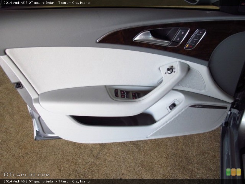 Titanium Gray Interior Door Panel for the 2014 Audi A6 3.0T quattro Sedan #84360223