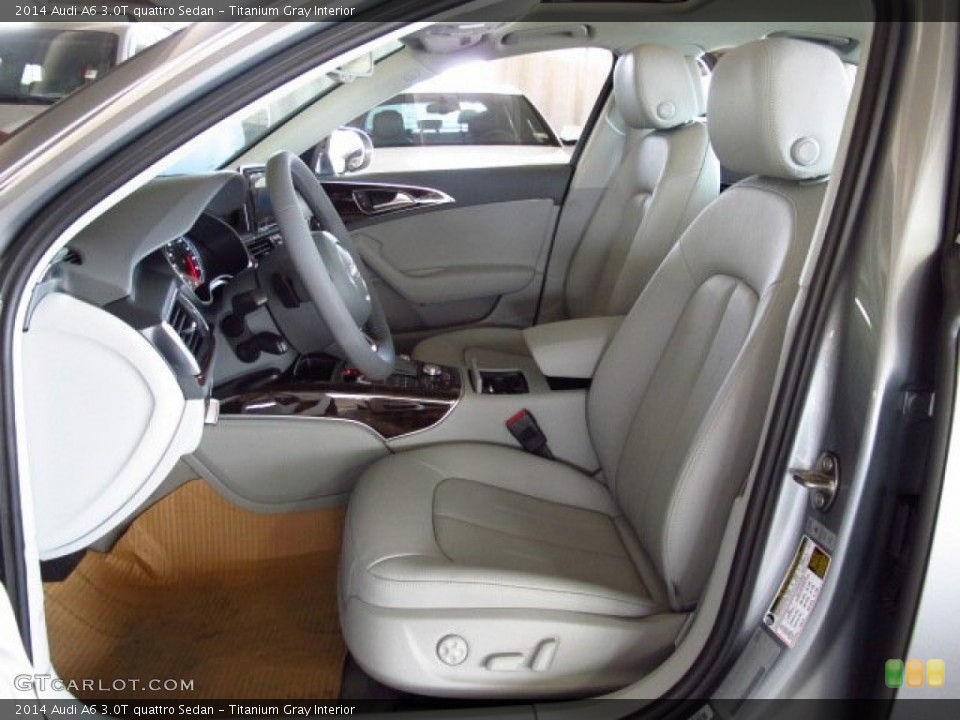 Titanium Gray Interior Photo for the 2014 Audi A6 3.0T quattro Sedan #84360246