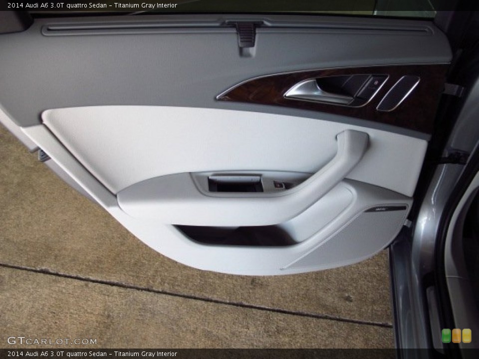 Titanium Gray Interior Door Panel for the 2014 Audi A6 3.0T quattro Sedan #84360272