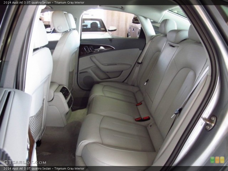 Titanium Gray Interior Rear Seat for the 2014 Audi A6 3.0T quattro Sedan #84360321