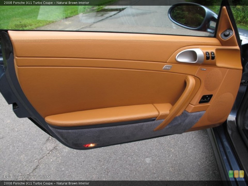 Natural Brown Interior Door Panel for the 2008 Porsche 911 Turbo Coupe #84363138