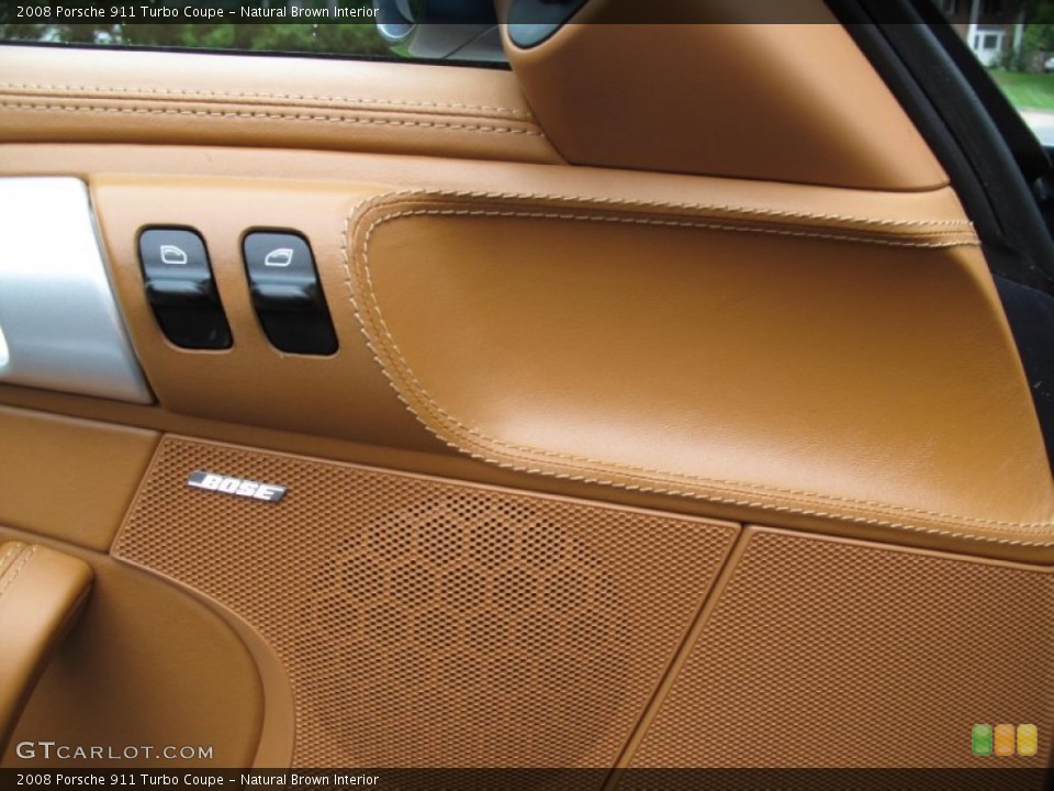 Natural Brown Interior Controls for the 2008 Porsche 911 Turbo Coupe #84363328