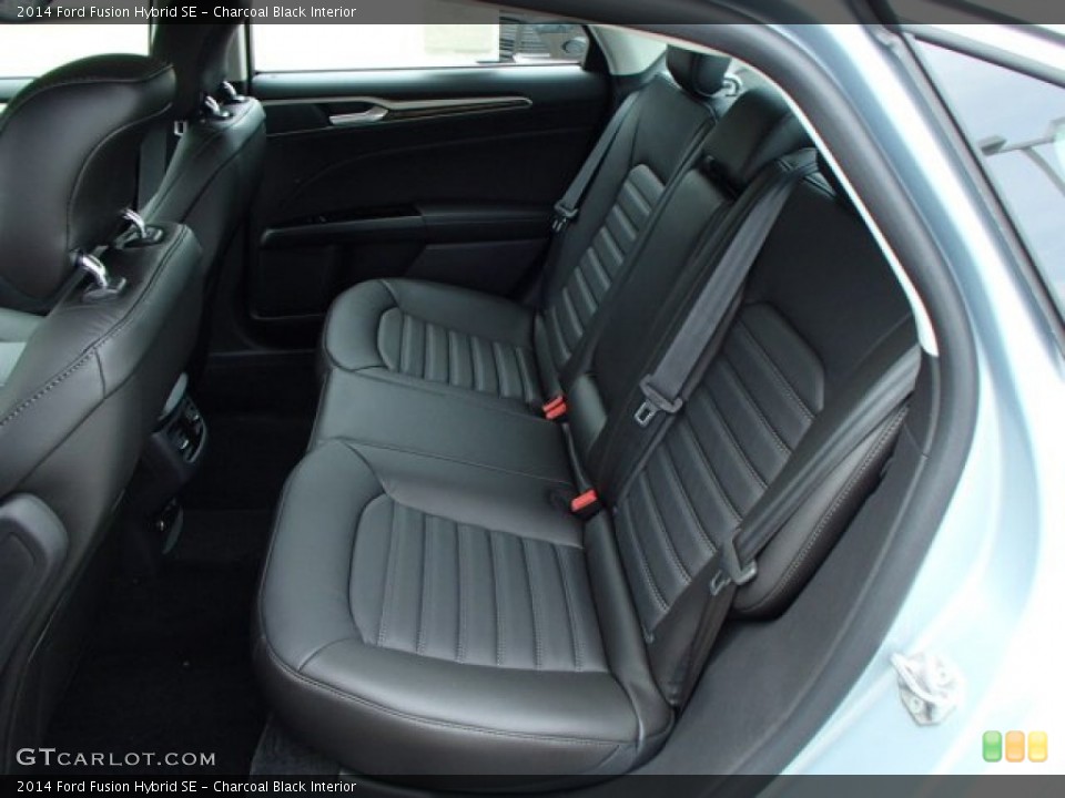 Charcoal Black Interior Rear Seat for the 2014 Ford Fusion Hybrid SE #84364523