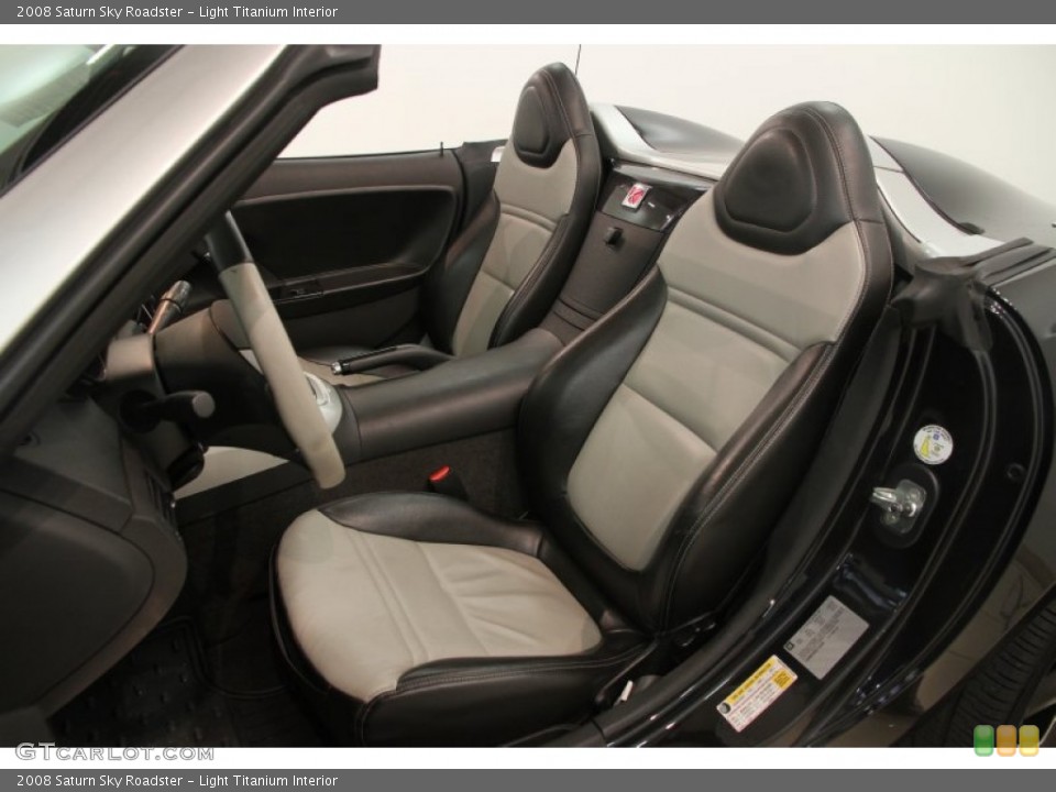 Light Titanium Interior Front Seat for the 2008 Saturn Sky Roadster #84366240