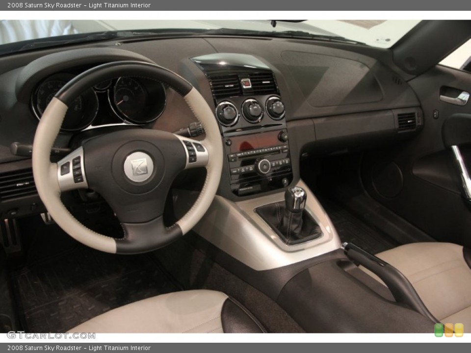 Light Titanium 2008 Saturn Sky Interiors