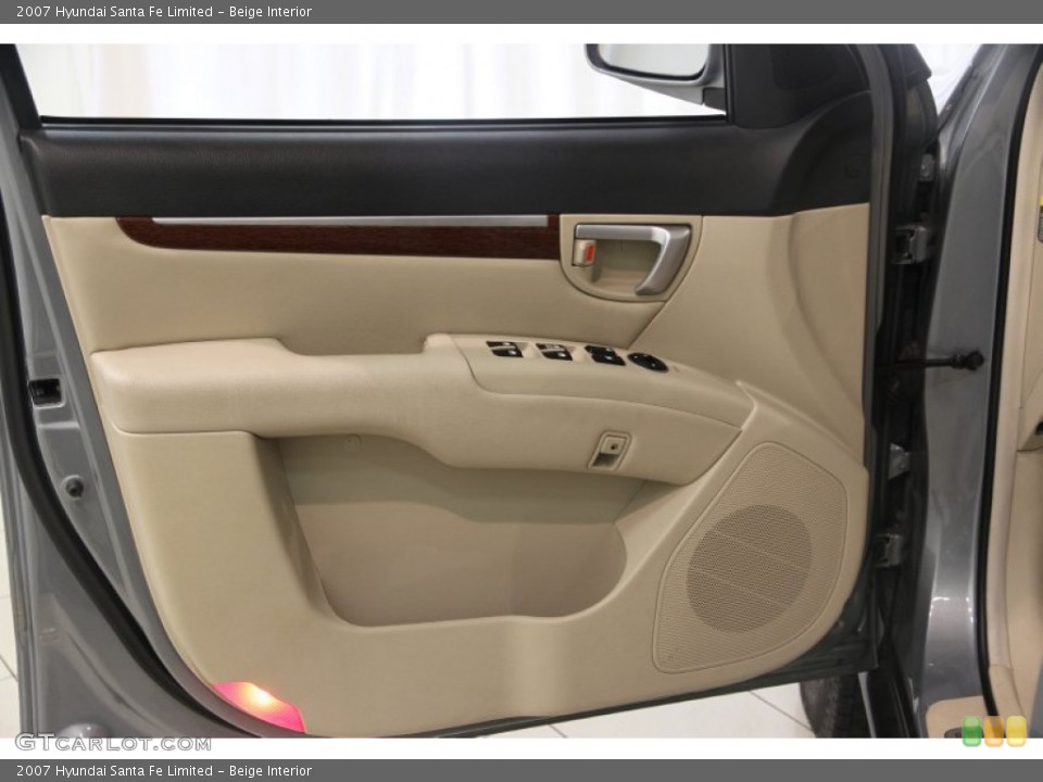Beige Interior Door Panel for the 2007 Hyundai Santa Fe Limited #84369942